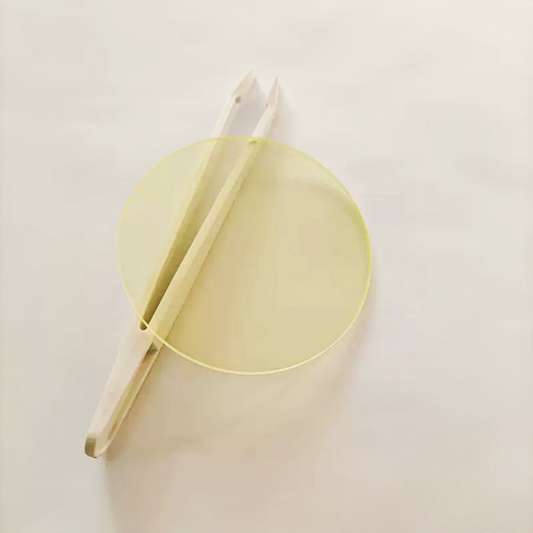 Photography Yellow Filter - 8-80mm 450nm 컷오프 노란색 광학 필터