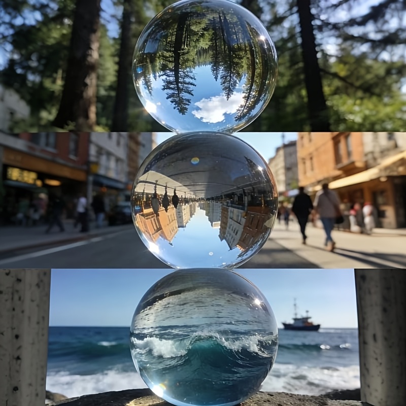 Lens Ball Crystal - 투명 크리스탈 볼 렌즈 볼 (사진