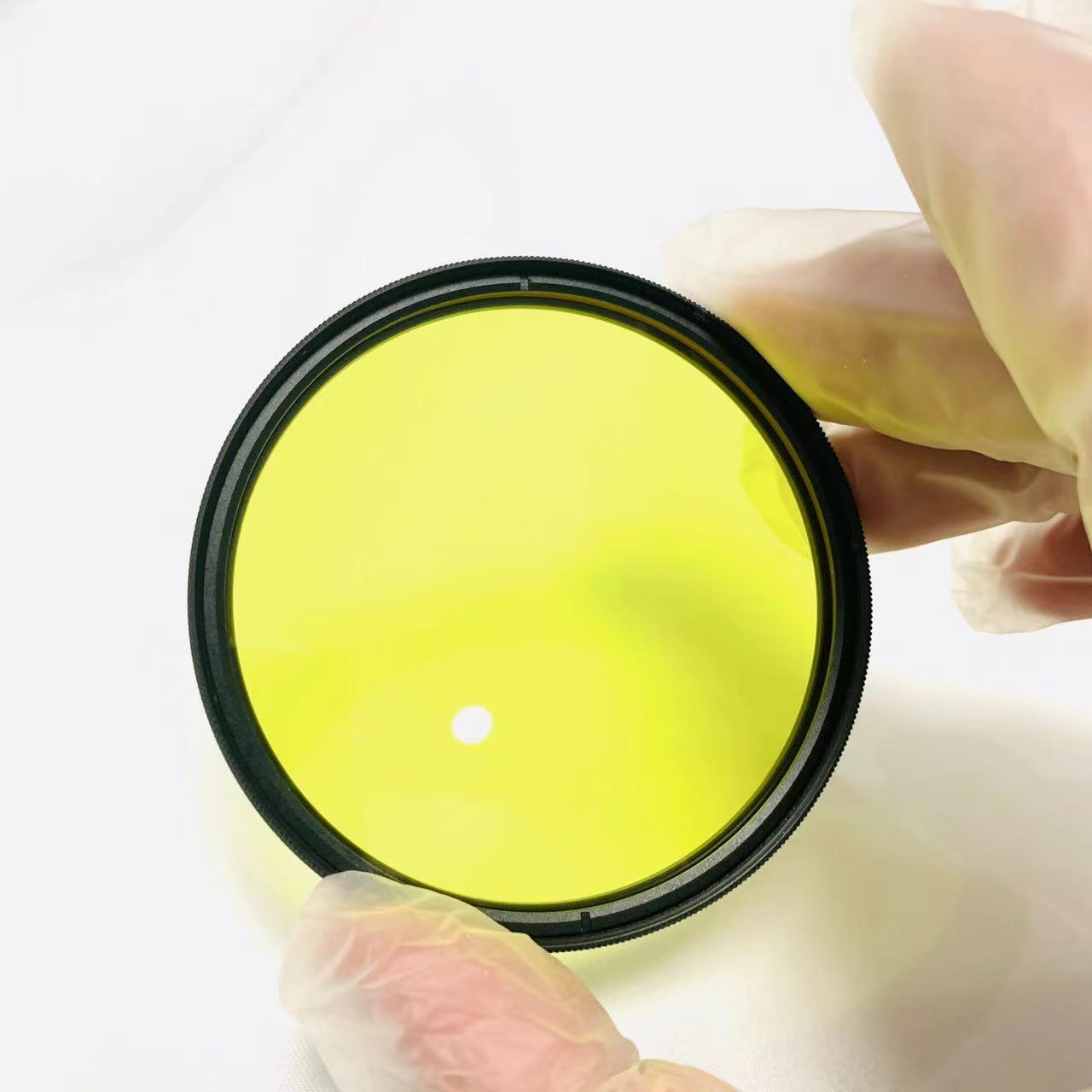 Photography Yellow Filter - 다양한 크기 77mm 프레임 렌즈 470nm