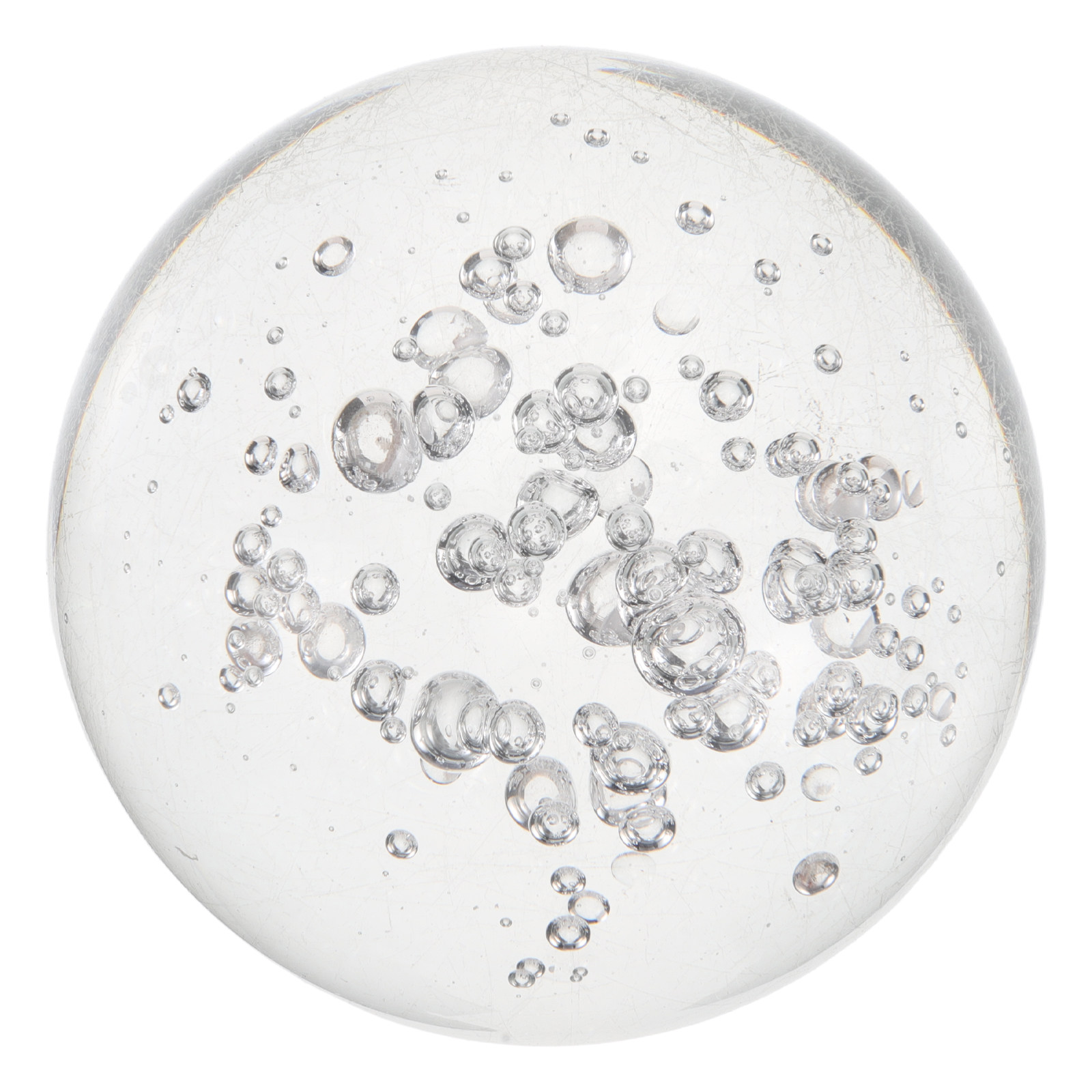 Lens Ball Crystal - 하프 크리스탈 볼 80mm 투명 장식용