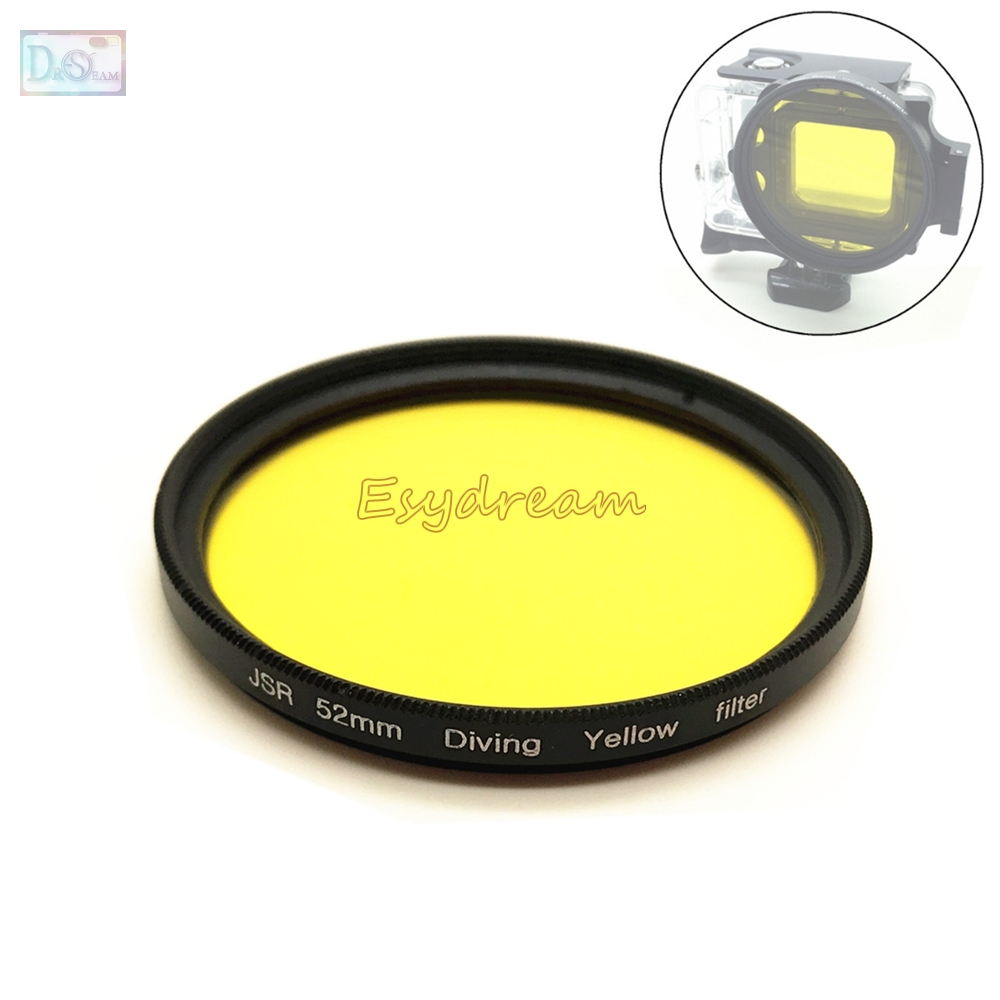 Photography Yellow Filter - 52mm 58mm 67mm 방수 노란색 필터