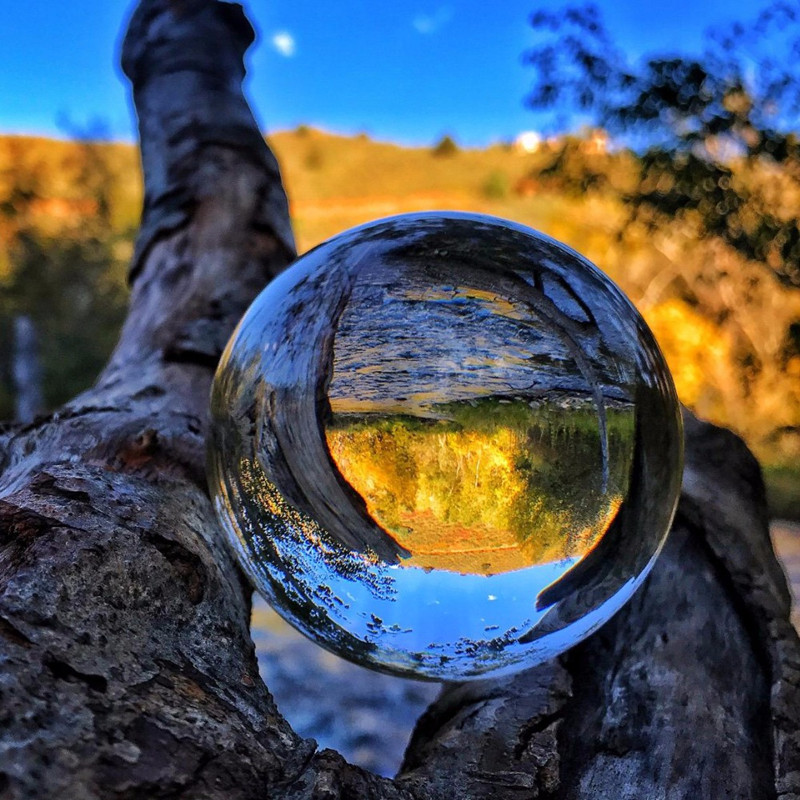 Lens Ball Crystal - K9 투명 샹들리에 렌즈 볼, 유리