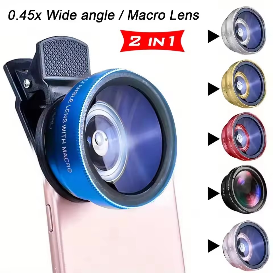 2 in 1 클립온 어안 렌즈 휴대폰 렌즈 전문가용 휴 - Eye Piece Magnifier 리뷰 및 가격