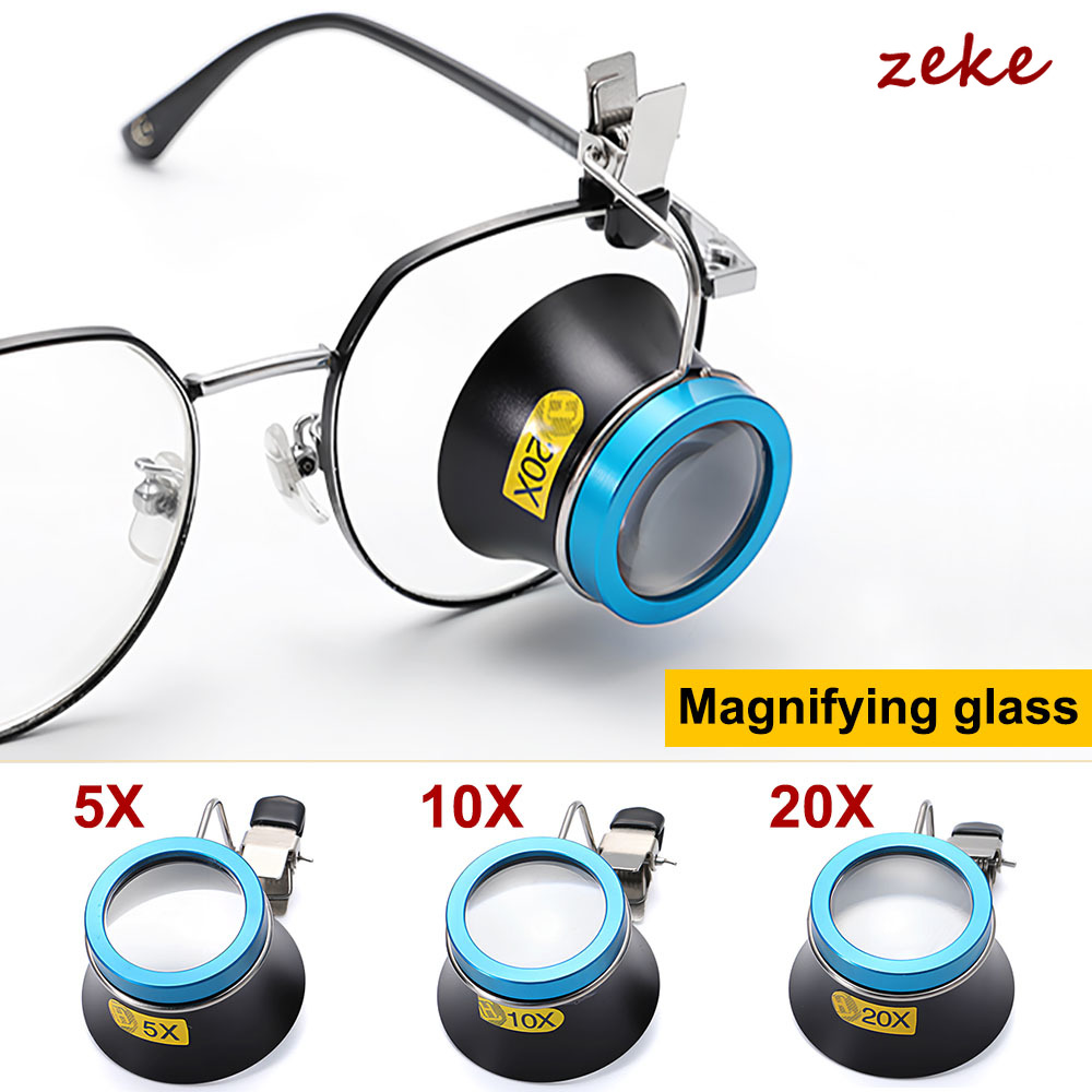 20X 10X 5X 안경 확대경 클립온 아이루페 확대  - Eye Piece Magnifier 리뷰 및 가격