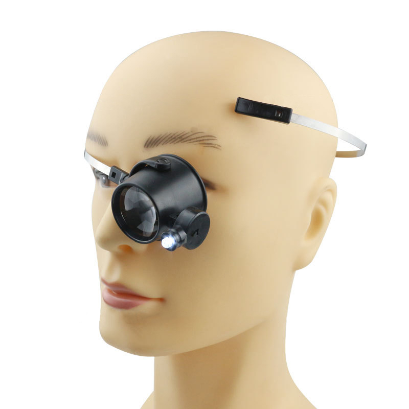 시계 제조 업체 시계 수리 도구에 대 한 LED 빛 안 - Eye Piece Magnifier 리뷰 및 가격