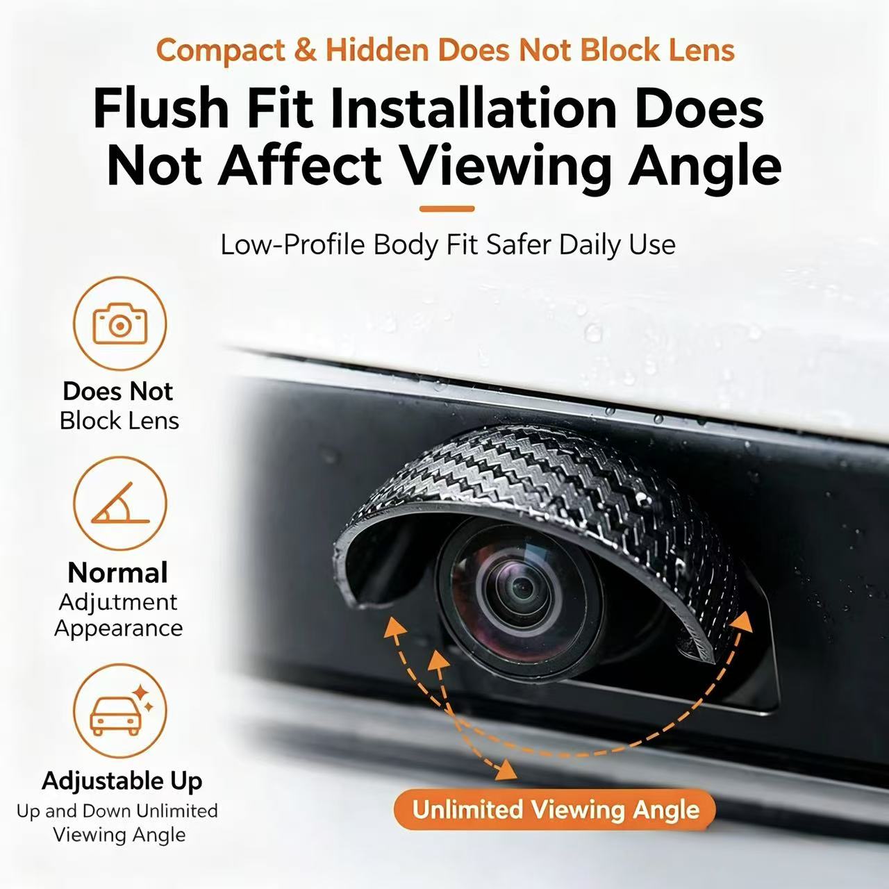 탄소 섬유 소프트 PVC 백업 카메라 레인 쉴드 방수  - Camera Rain Cover 리뷰 및 가격