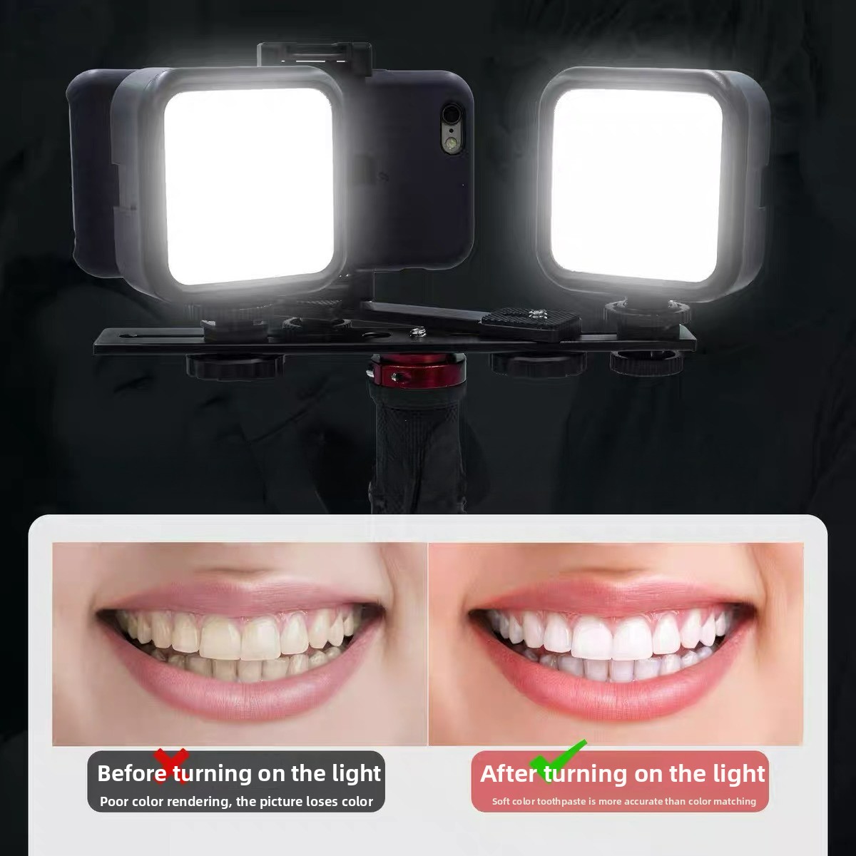 블루투스 구강 사진 조명 LED 플래시 라이트 치과 사 - Photography Basic 리뷰 및 가격