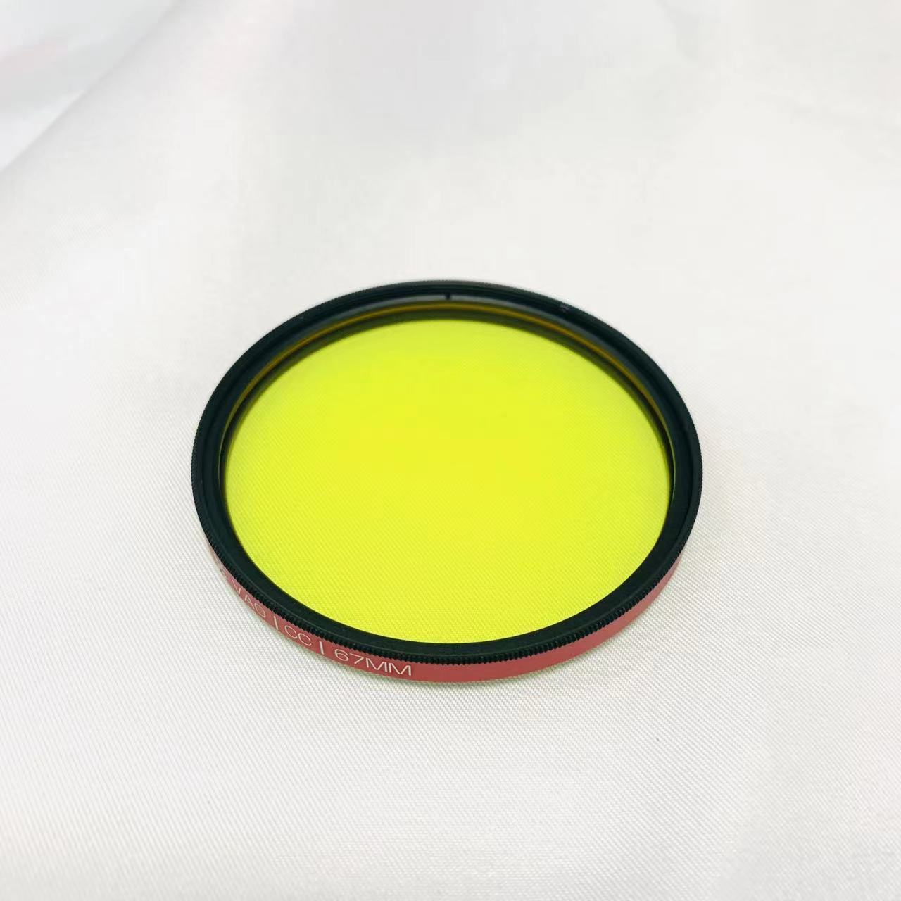 다양한 크기 77mm 프레임 렌즈 470nm 다크 옐로 - Photography Yellow Filter 리뷰 및 가격