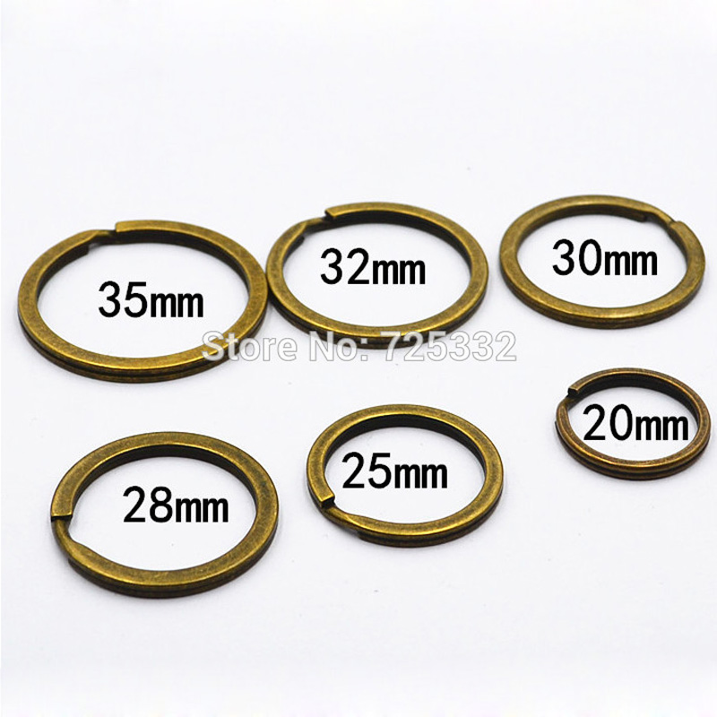 100pcs DIY 열쇠 고리 금속 빈티지 청동 니켈  - Photography Rules 리뷰 및 가격
