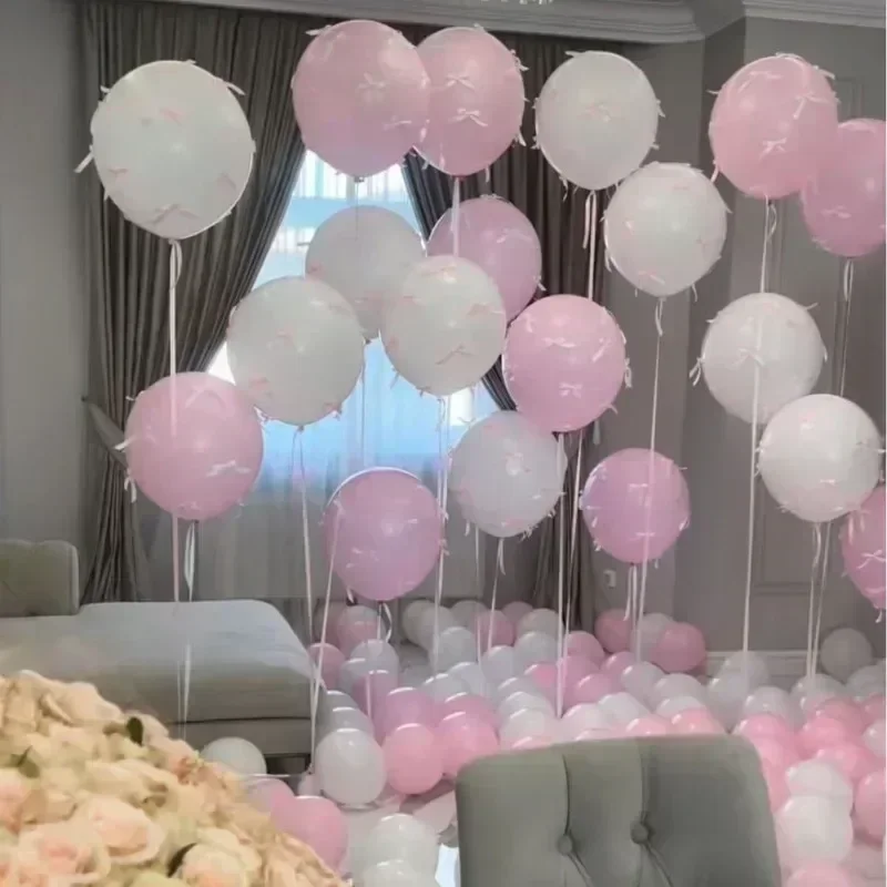 5pcs 웨딩 핑크 인 활 풍선 제안 행사 12 인치  - Photography Of The Day 리뷰 및 가격