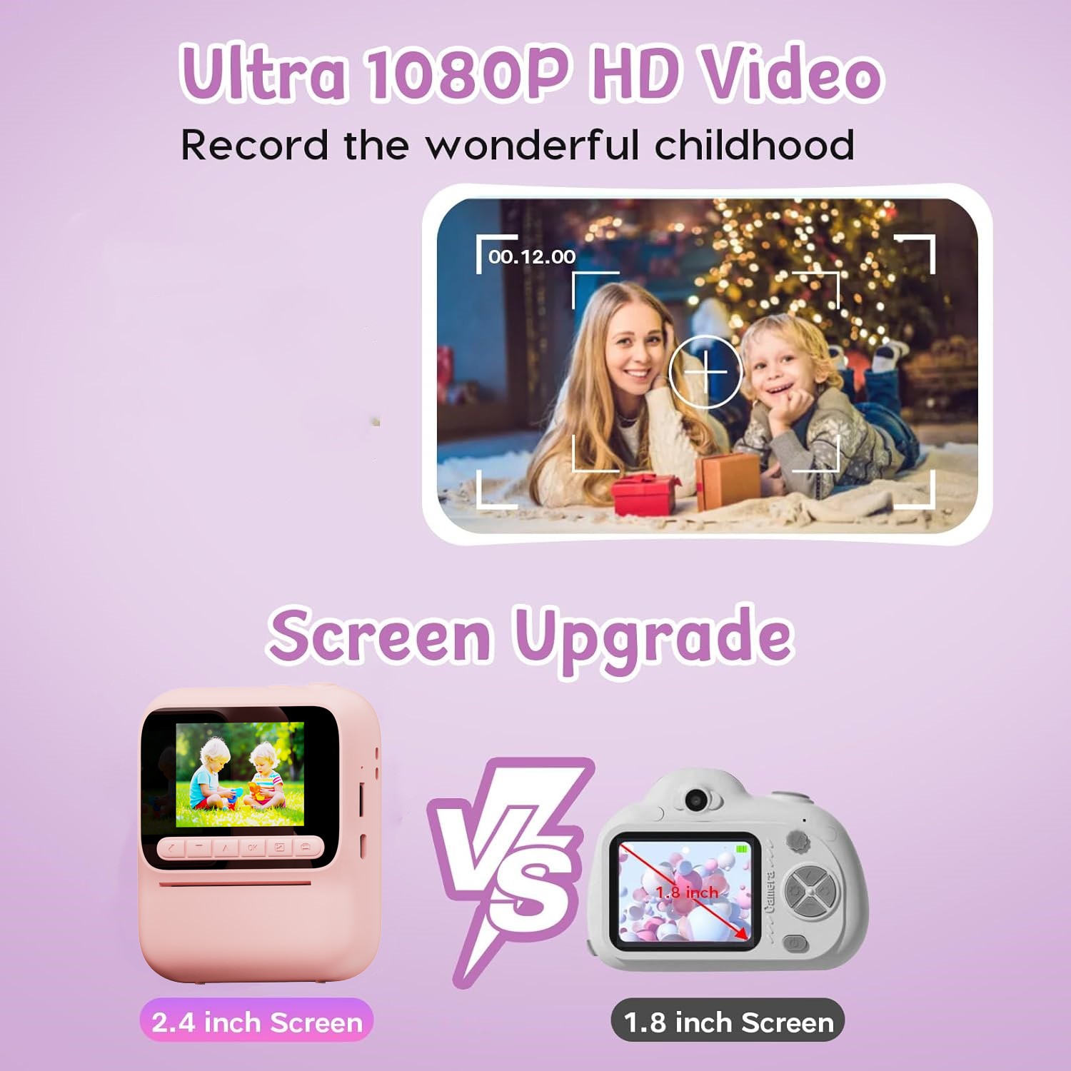 컬러 인쇄 카메라 어린이 즉석 카메라 32GB 1080 - Photography And Videography 리뷰 및 가격