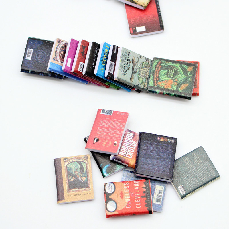 10PCS 인형 집 미니어처 잡지 책 소설 모델 인형  - Photography Magazine 리뷰 및 가격