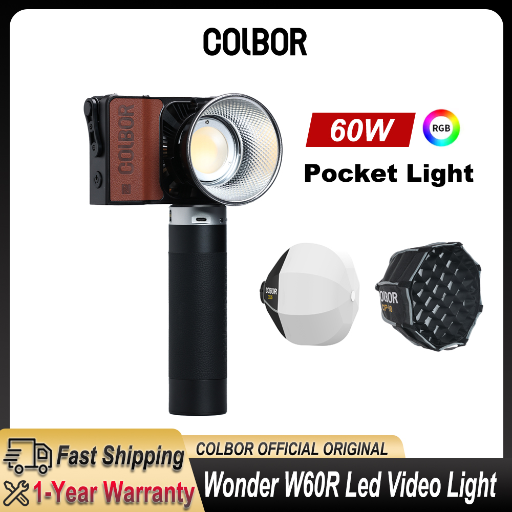 콜보르 원더 W60 RGB LED 비디오 라이트 포켓  - Strobe Light Studio 리뷰 및 가격