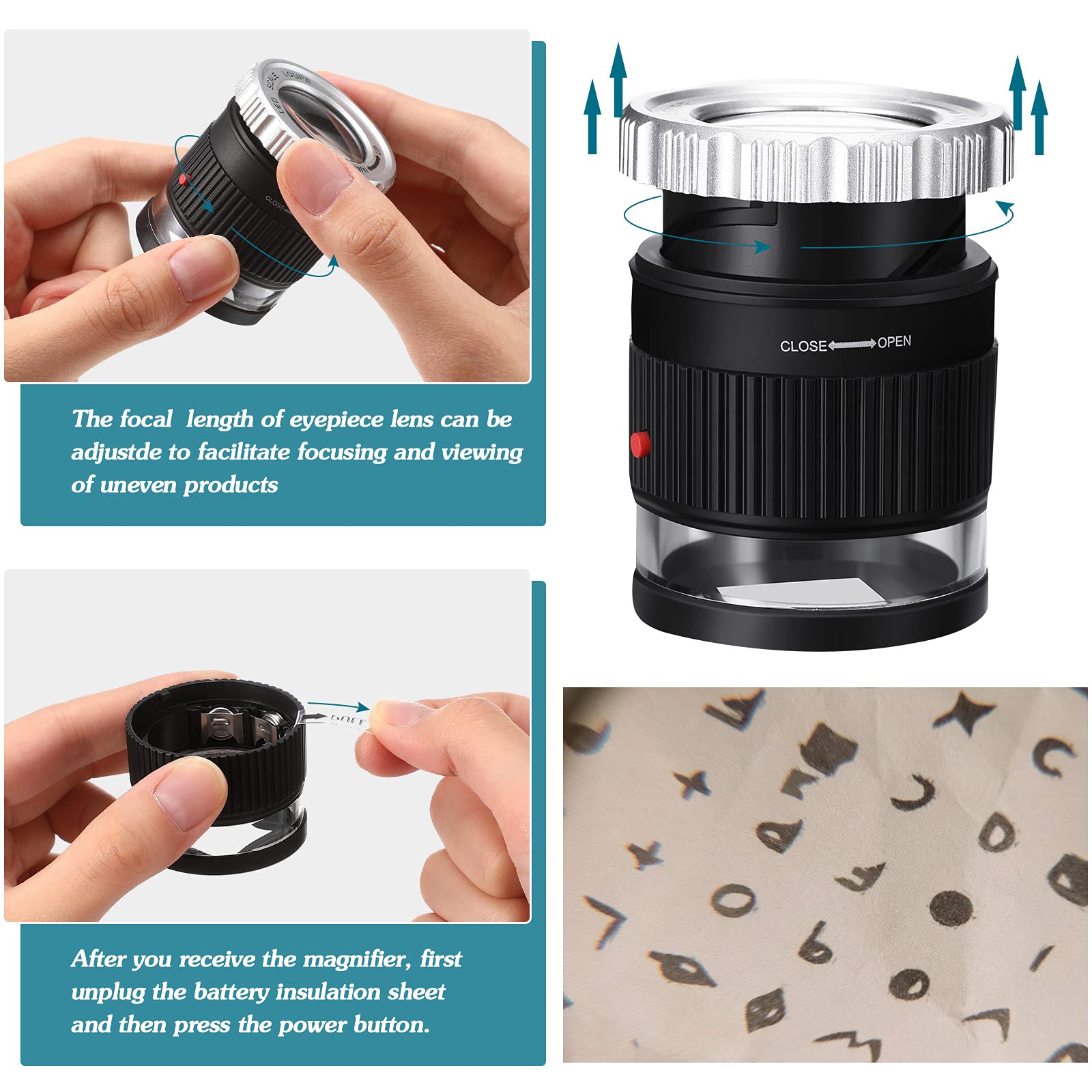 스케일 LED UV 라이트 조명 돋보기와 30X 포켓  - Eye Piece Magnifier 리뷰 및 가격